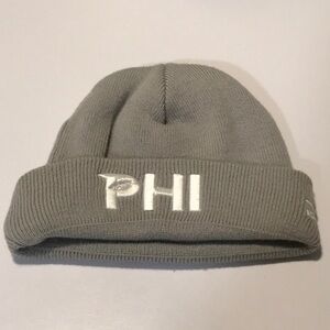 Preowned NEW ERA Philadelphia EAGLES gray knit winter hat